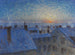 Solopgang over tagene, Stockholm-mønster - Eugène Jansson — visning af kunstværket