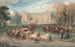 Louis XIV, der fører sin vogn i Versailles-parken - Eugène Louis Lami — visning af kunstværket