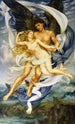 Borée og Orithye - Evelyn De Morgan — visning af kunstværket