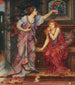 Dronning Eleonore, den smukke Rosamund - Evelyn de Morgan — visning af kunstværket