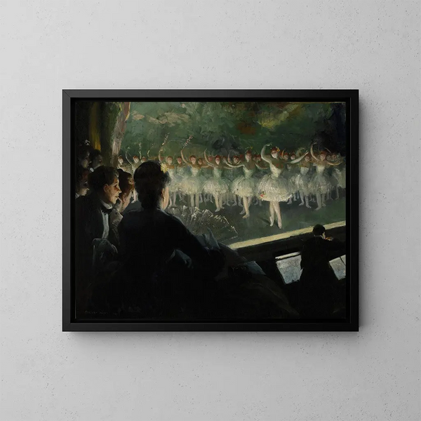 Le Ballet blanc - Everett Shinn — indrammet kunstværk på væggen