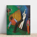 Reproduktion af maleriet Exekution - Nils Dardel