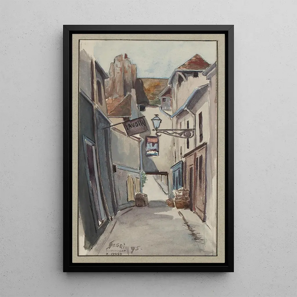 F Sguin - Passage des Patriarches donnant sur la rue Mouffetard et la rue des Patriarches.webp