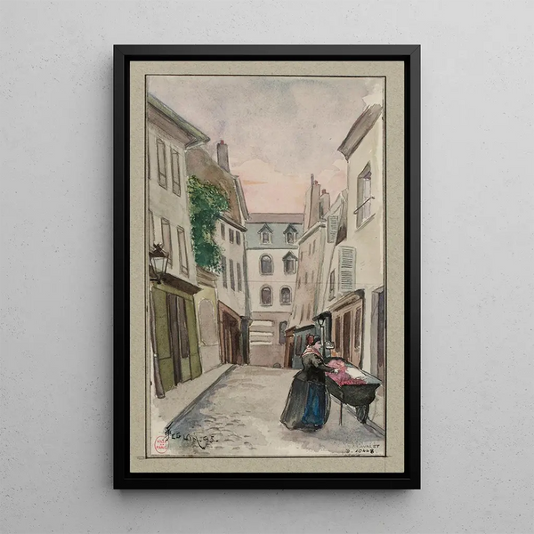F Sguin - Rue Laplace donnant rue de la Montagne SainteGenevive et rue Valette en 1895.webp