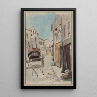 F Sguin - Rue Saint Mdard donnant sur la rue Mouffetard en 1895.webp