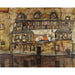 Egon Schiele - Hjemfacade ved floden — vist i et interiør