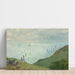 Reproduktion af maleriet Falaises à Pourville - Claude Monet