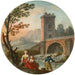 Fiskerfamilie Maleri - Charles-François Lacroix — visning af kunstværket