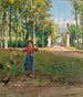 Entrée de la Villa Camerini - Fausto Zonaro — visning af kunstværket