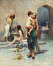 Hamam, badet - Fausto Zonaro — visning af kunstværket
