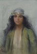 La Byzantine - Fausto Zonaro — visning af kunstværket