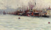 Port de Galata Istanbul - Fausto Zonaro — visning af kunstværket