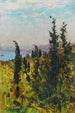 Vue sur la Corne d'Or - Fausto Zonaro — visning af kunstværket