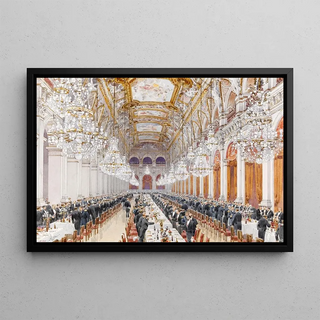 Fdor Hoffbauer - Banquet des officiers de la marine Russe dans la salle des ftes lHtel de Ville Ftes FrancoRusses Paris.webp