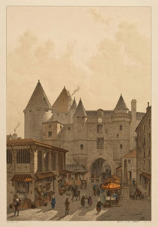 Fdor Hoffbauer - Grand Chtelet Vue prise de la rue SaintDenis.webp