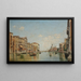 Vue du Grand Canal de Venise - Federico del Campo — indrammet kunstværk på væggen