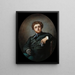 Georges Bizet 1838-1875 komponist - Felix-Henri Giacomotti — indrammet kunstværk på væggen