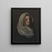 Portrait af Catharina Barbara Zuberbühler-Tobler - Felix Maria Diogg — indrammet kunstværk på væggen