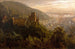 Vue sur Heidelberg avec le château au crépuscule - Felix Possart — visning af kunstværket