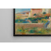 Reproduktion af maleriet Kvindeligt siddende maleri, La Maison de la Poste à Cagnes - Pierre-Auguste Renoir