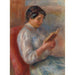 Reproduktion af maleriet Kvinde Læsende - Pierre-Auguste Renoir