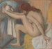 Kvinde Tørrer sin Fod - Edgar Degas — visning af kunstværket