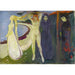 Reproduktion af maleriet Kvinde. Sfinx - Edvard Munch