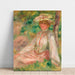 Reproduktion af maleriet Kvinde i Have - Pierre-Auguste Renoir