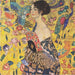 Kvinde med vifte - Gustav Klimt — visning af kunstværket