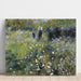 Reproduktion af maleriet Kvindemaleri med parasol i en have - Pierre-Auguste Renoir