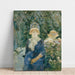 Reproduktion af maleriet Kvindemaleri i haven - Berthe Morisot