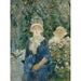 Reproduktion af maleriet Kvindemaleri i haven - Berthe Morisot