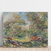 Reproduktion af maleriet Kvinde i et landskab - Pierre-Auguste Renoir