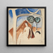 Kvinde og Bjerg - André Derain — indrammet kunstværk på væggen