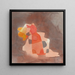 Kvinde, der støtter sig tilbage - Paul Klee — indrammet kunstværk på væggen