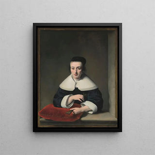 Ferdinand Bol - Portrait of a lady at a casement.webp