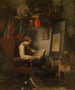 Ferdinand de Braekeleer II | Ung kunstners atelier maleri — visning af kunstværket