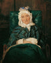 Aloisia Eltz i en stol - Ferdinand Georg Waldmüller — visning af kunstværket