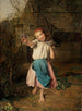 La fille violette - Ferdinand Georg Waldmüller — visning af kunstværket