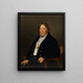 "Le capitaine du navire Mathias Feldmüller" af Ferdinand Georg Waldmüller — indrammet kunstværk på væggen