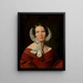 Mme von Bartsch - Ferdinand Georg Waldmüller — indrammet kunstværk på væggen