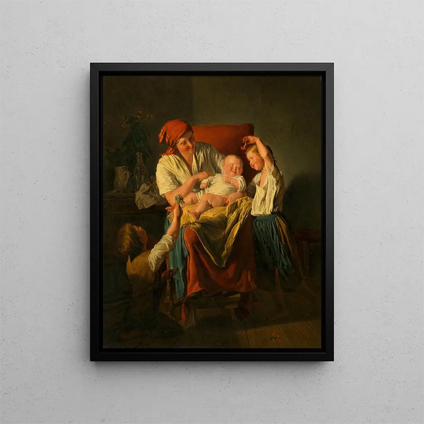 Ferdinand Georg Waldmller - Mutterglck.webp