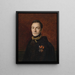 Portrait af en greve Apponyi - Ferdinand Georg Waldmüller — indrammet kunstværk på væggen
