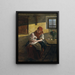 Repos du dimanche - Ferdinand Georg Waldmüller — indrammet kunstværk på væggen