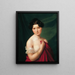 L'actrice de cour Sophie Müller - Ferdinand Georg Waldmüller — indrammet kunstværk på væggen