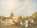 Sommerdag i haven ved paladset - Ferdinand Heilbuth — visning af kunstværket