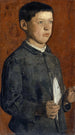Portrait af August Hodler, studenten - Ferdinand Hodler — visning af kunstværket