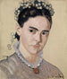 Portrait af Marie Elise Bernhard Hodler - Ferdinand Hodler — visning af kunstværket
