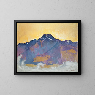Ferdinand Hodler - The Dents Du Midi Seen From Chesires.webp