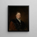 Portrait af Julie Miller i Aichholz - Ferdinand Keller — indrammet kunstværk på væggen